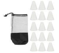 Ciieeo Set de Cônes de Marquage pour Patinage Accessoires Légers et Stables pour Entraînement Roller et Football Extérieur avec Pochette de Transport