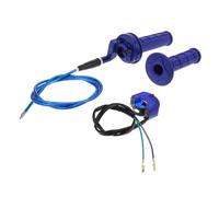 Ciieeo Set de Poignée Accélérateur Tournante avec Câble Robuste et Interrupteur Marche Arrêt Compatible Guidon pour Mini Quads et Atv Contrôle Précis