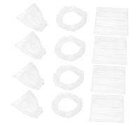 Ciieeo Sets de Housses de Siège Auto Jetables Housse Volant Leopard Lot de 100 Housse de Protection Siege Voiture PE, Pratiques pour Entretien Quotidien