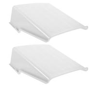 Ciieeo Sets de Protections Pluie en Plastique Blanc Lot de 2 Protège la Poussière Surchauffe pour Caméra Extérieure pour Usage Extérieur