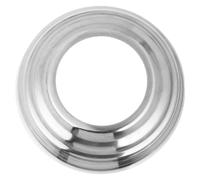 Ciieeo Socle Bord Inoxydable Argenté Globe en Jardin de Acier Large