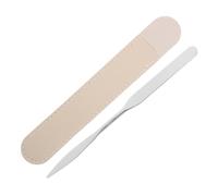 Ciieeo Spatule Métallique Cosmétique en Acier Inoxydable Double Tête, Outil Mélangeur de Maquillage pour Fond de Teint, Bâtonnets Mélangeurs de Pigments, Utilisation Professionnelle