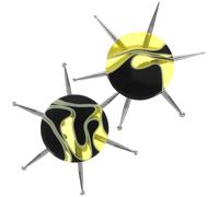 Ciieeo Stylo à Points Outil à Pointiller Précis et Confortable en Acrylique et Métal 2pcs à pour Nail Art pour Travaux DIY et Décoration des Ongles