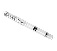 Ciieeo Stylo-plume à Piston Pointe Pinceau Flexible, en Plastique Robuste, Rechargeable, pour Calligraphie, Dessin et Scrapbooking, Stylo-plume à Pinceau Flexible, Feutres Pinceaux