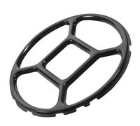 Ciieeo Support Antidérapant Stable en Émail Noir pour Réchaud à Gaz Portable, Accessoire Pratique Cuisine et Cuisson en Toute Sécurité