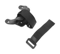 Ciieeo Support de Pompe à Vélo Léger en Plastique Solide avec Fixation à Vis et Sangles, Compatible VTT et Vélo de Route, Porte-Pompe pour Gonfleur de Cadre, Installation Rapide