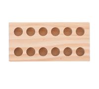 Ciieeo Support de Rangement en Bois pour Pinces à Bijoux Organisateur D’Établi Compact pour Outils de Bricolage Support Solide en Bois Naturel Gain de Place pour Atelier Rangement