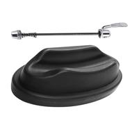 Ciieeo Support de Roue Vélo en Plastique Robuste pour Entraîneur de Cyclisme Intérieur, Tapis de Protection Antidérapant pour Roues VTT et Route, Accessoire Fixation Rapide 2 Pièces