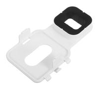 Ciieeo Support Mural de Prise Abs Blanc pour Alimentation, Fixation Sécurisée et Rangement Compact à Domicile Voyage, Câble USB Court Inclus
