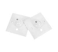 Ciieeo Support Mural Lot de 2 Pièces Installation Stable en Abs, Angle Réglable Précis pour Détecteur de Mouvement Infrarouge Pir pour Maison et Garage