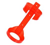 Ciieeo Support Mural pour Extincteur en Plastique Rouge 1Kg, Support Suspendre Polyvalent pour Extincteurs, Conçu pour Sécurité Incendie en Entreprise et Habitation