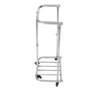 Ciieeo Support Poubelle Portable Robuste Rack de Jardin Stable pour Déchets Extérieurs Collecte Grains et Déchets Verts Outil pour Jardinage et Camping