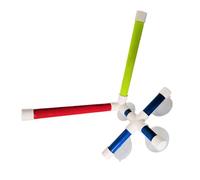 Ciieeo Support pour Perroquet à Ventouse Double Poste D’Activité pour Oiseaux Perchoir en Matériau Sûr Adapté aux Calopsittes et Perruches pour Cage et Dressage Couleur Aléatoire