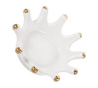 Ciieeo Support pour Pinceaux de Manucure en Céramique Blanc Léger Bol Remplaçable pour Nail Art et Soin des Ongles, Design Délicat et Fonction Mixage Poudre Acrylique