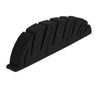 Ciieeo Support Suspendu Multifonction de Feuille pour Brosses à Dents et Pinceaux de Maquillage, Porte-séchage Compact Noir, Rangement Mural Pratique pour Salle de Bain et Voyage,