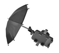 Ciieeo Support Téléphone Électrique avec Mini Parapluie Fixation Guidon Support Abs Silicone pour Navigation Mains Accessoires