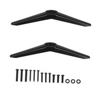 Ciieeo Support TV de Table Antidérapant Robustesse Haute Capacité sans Perçage Base de Remplacement pour Écran Plat Smart TV