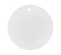 Ciieeo Supports Vierges pour Ornements de Sublimation Disques Céramique pour Sublimation Pendentifs Sapin de Noël Vierges pour Transfert Thermique