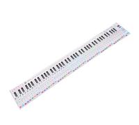 Ciieeo Tableau D’Entraînement Piano Portable 88 Touches Papier pour Clavier Standard, Méthode Apprentissage Débutants, Guide Notes et Doigté Compact pour Pratique Musicale