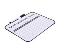 Ciieeo Tableau de Score de Golf Portable Double Face en Plastique Effaçable Support Intégré Accessoire Golf Précis pour Compétition et Entraînement Carnet de Score Réutilisable