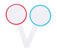 Ciieeo Tableau des Scores Portable en Mousse Blanc Effaçable à Sec, Lot de 2 Planches pour Jeux de Société et Notation Rapide