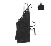 Ciieeo Tablier de Cuisine Résistant à Huile avec Multi-poches Tablier Toile Épais Réglable pour Cuisine Barbecue Serveurs et Restaurants Entretien Facile et Design Polyvalent