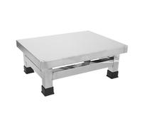 Ciieeo Tabouret de Toilette en Acier Inoxydable 201, Antidérapant et Étanche, Petit Marchepied Compact 31x24x12 Cm, pour Salle de Bain, Laboratoire et Usage Hospitalier