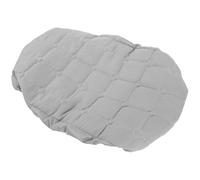 Ciieeo Taie d'oreiller en Coton Gratté 60x30 Cm, Housse de Coussin Spa Lavable Motif Quadrillé Gris, Protège-Coussin Solide pour Lit de Massage et Institut de Beauté
