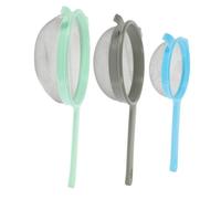 Ciieeo Tamis à farine en maille fine en acier inoxydable PP Gadget de cuisine pour la cuisson de cacao, sucre, poudre, tamis à main pour la fabrication de gâteaux et de chocolat, couleur aléatoire