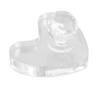 Ciieeo Tampon de Pression Cœur pour Fard à Paupières et Blush, Outil de Maquillage Polyvalent pour Poudre Compacte, Moule Presseur Précis pour Fard à Joues, Accessoire Maquillage