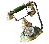 Ciieeo Téléphone Rétro En Résine Style Vintage Pour Décoration Dintérieur Ou De Bureau Vert
