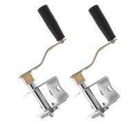 Ciieeo Tendeur de Filet Manuel 2 Pièces pour Volley-Ball et Badminton Système à Cliquet Résistant aux Intempéries Dimensions 62X43X51 MM Équipement Sportif Extérieur Outil de Tension