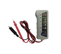 Ciieeo Testeur De Batterie Numérique 12V Avec Analyseur De Système De Charge Et Moniteur Led Pour Véhicules Auto Sécurité Anti-Inversion Et Protection Surtension