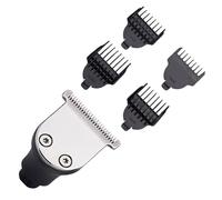 Ciieeo Tête de Rasoir Électrique 1 Tondeuse et 4 Peignes en Métal Nettoyage à L'eau Accessoire pour Barbe Homme Usage Professionnel Domicile