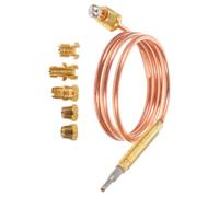 Ciieeo Thermocouple pour Foyer à Gaz 600 MM Accessoire pour Poêle Capteur de Thermocouple Professionnel Température