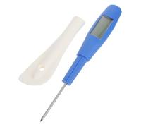 Ciieeo Thermomètre de Cuisine Digital avec Spatule Silicone Résistant Chaleur pour Cuisson Précise de Bonbons Chocolat Viande Outil de Pâtisserie et Grillage Sans Batterie Incluse Bleu