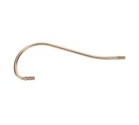 Ciieeo Tige Courbée en Métal pour Lampe de Table Accessoire de Remplacement Filetage Creux Finition en Verre Doré Français Pièce Détachée pour Kit de Lampe à Monter Soi-Même pour