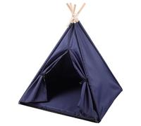 Ciieeo Tipi pour Animaux de Compagnie en Tissu Oxford Imperméable, Tente Lavable et Amovible pour Chien et Chat, Maisonnette Confortable pour Petits Chiens et Chats D'intérieur, Couleur
