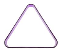 Ciieeo Triangle de Billard Plastique Violet Grand Format 2-1/4 pour Billard Américain Support Stable pour Boules Accessoire Mini Table de Salle de Jeux et Tournoi Porte-Boules Solide