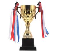 Ciieeo Trophée pour Événements Sportifs Récompense Polyvalente en Métal Or avec Design Professionnel Engagement Renforcé pour Étudiants et Salle de Classe