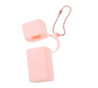 Ciieeo Trousse à Rouge à Lèvres Compacte en Silicone Souple Rose, Étui de Voyage Étanche et Léger Compartiments Individuels, Organisateur Portable pour Paquet à Main et Cosmétiques