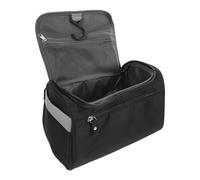 Ciieeo Trousse de Toilette Noire pour Hommes Résistante à l'eau, Paquet de Voyage Compact Organiseur Suspendu, Multiple Compartiments pour Accessoires Rangement Pratique, pour Voyages