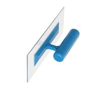 Ciieeo Truelle de Finition Plastique, Platoir Enduit, Base Transparente, Poignée Confortable, Légère, pour Finitions Décoratives et Travaux de Maçonnerie