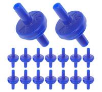 Ciieeo Valve Unidirectionnelle pour Aquarium en Plastique Bleu, Lot de 50 Pièces, Accessoire Anti-Retour pour Pompe à Air, Prévient Le Reflux et Optimise Le Flux D'oxygène