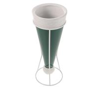 Ciieeo Vase Céramique Chapeau de Père Noël Décoratif pour Noël Centre de Table Festif Support Floral Vintage pour Fleurs Fraîches ou Séchées Décoration Polyvalente pour Salon et Chambre