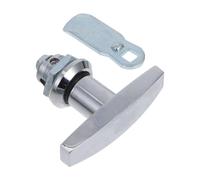 Ciieeo Verrou de Poignée en T en Alliage de Zinc Serrure Robuste sans Clé pour Porte D’Armoire et Panneau Électrique Verrouillage Sécurisé pour Coffret et Camping-Car Installation