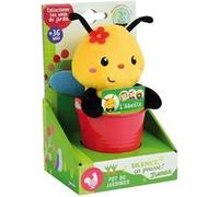 CIJEP Abeille Silence ca pousse pot du jardinier avec peluche Abeille et graines de Colza- Haut 13 cm multicolore G