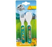 CIJEP Ensemble Couverts (Fourchette, Cuillère) - Jurassic World multicolore G
