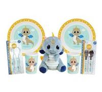 CIJEP Leon Le Dragon Lot Vaisselle En Plastique Réutilisable multicolore