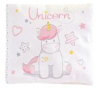 CIJEP Licorne MON 1ER LIVRE rose et blanc H18 cm Rose G